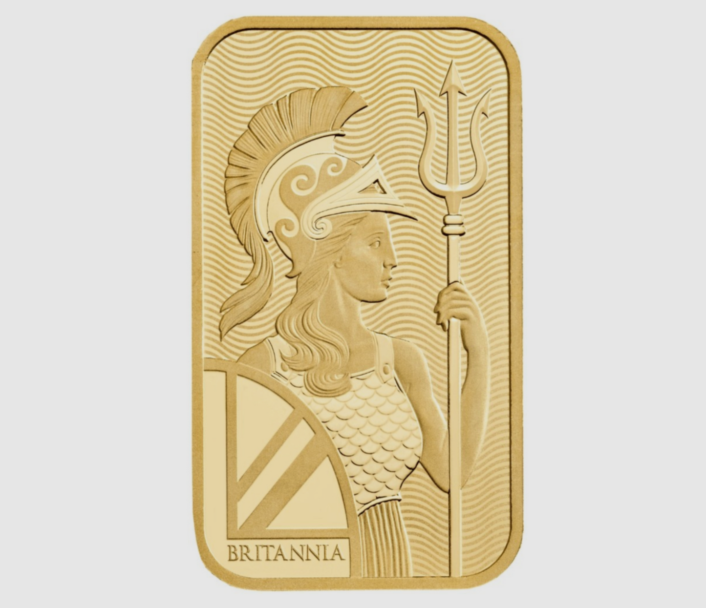 Britannia Minted 1 Gram Fine Pure Gold Bullion Bar .999 For Gift or Investment