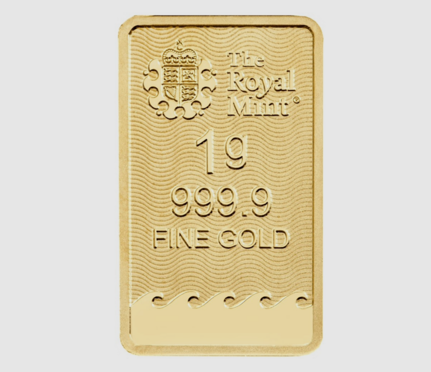 Britannia Minted 1 Gram Fine Pure Gold Bullion Bar .999 For Gift or Investment
