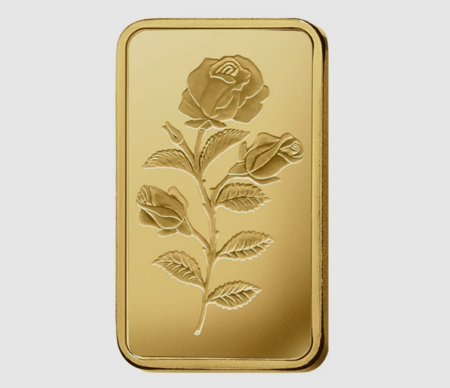 PAMP Rosa 100 Gram Fine Pure Gold Bullion Bar .999 Fine Gold For Gift / Investment