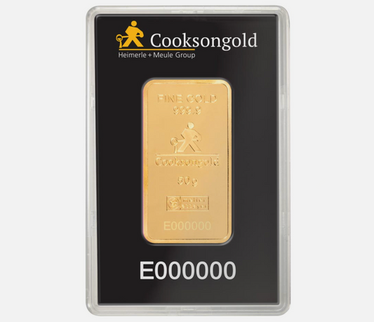 Pure Fine Gold 50 Gram Bullion Bar .999 | Investment/Gift Only the Best Prices