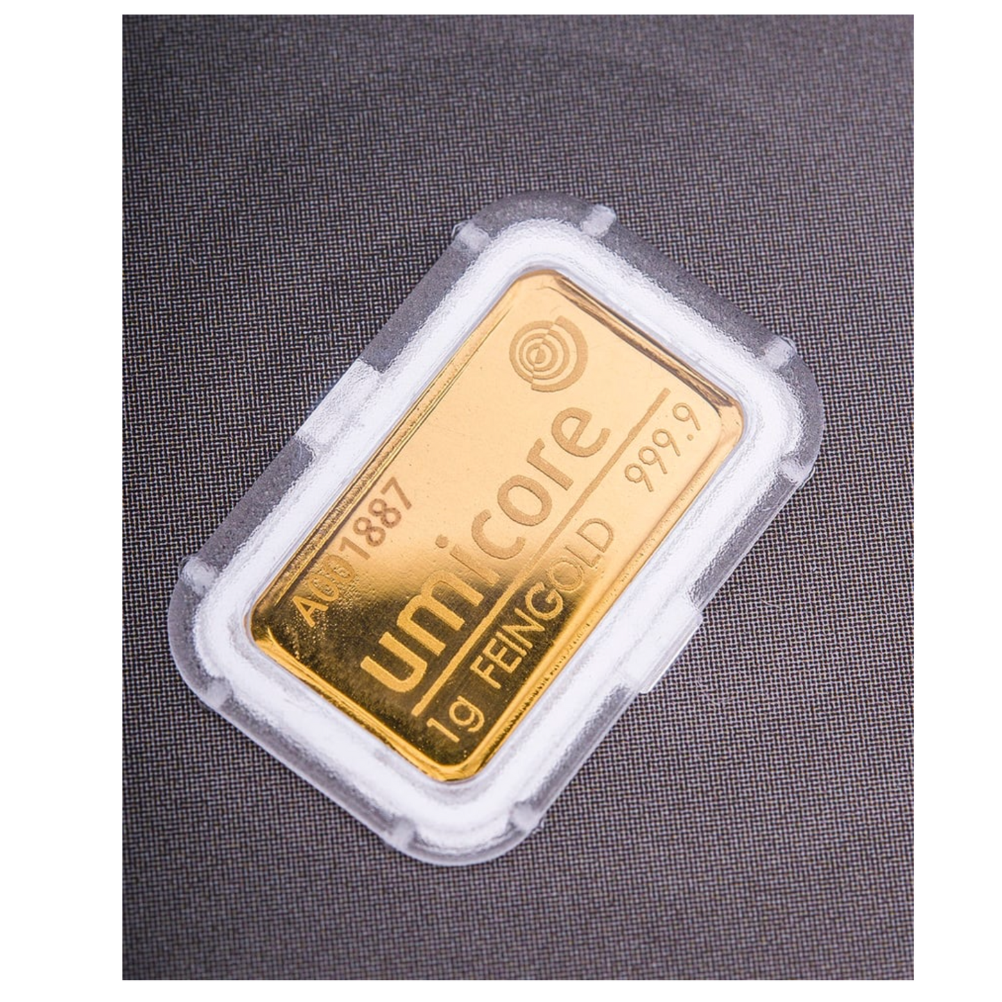 Umicore 1 Gram Fine Pure Gold Bullion Bar .999 For Gift or Investment