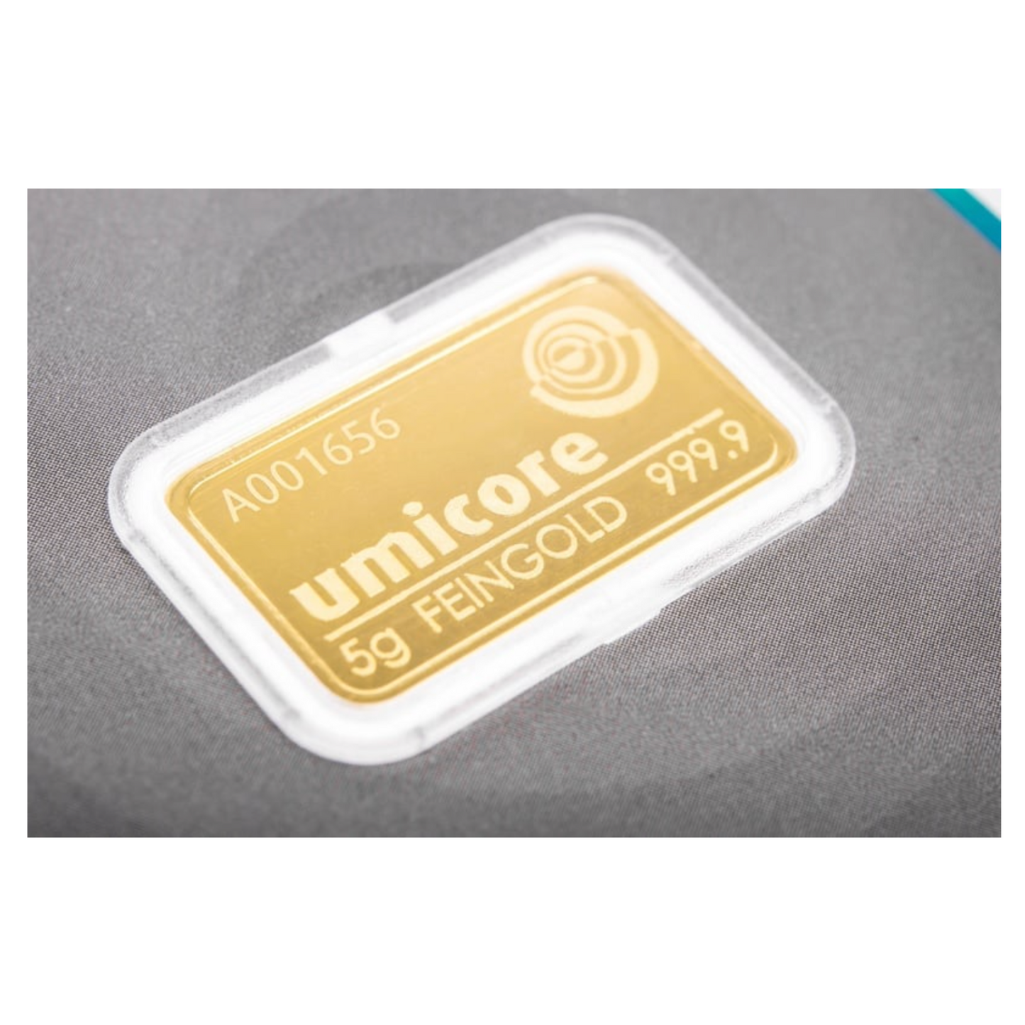 Umicore 5 Gram Fine Pure Gold Bullion Bar .999 For Gift or Investment