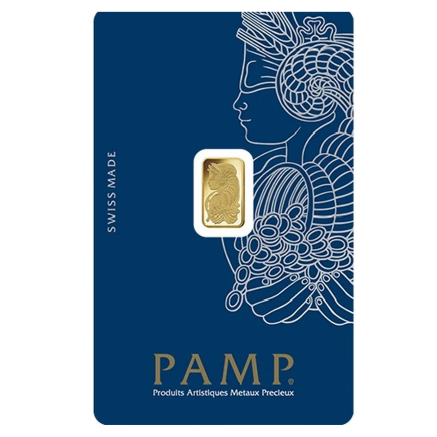 PAMP Lady Fortuna 1 Gram Fine Pure Gold Bullion Bar .999 Fine Gold For Gift / Investment