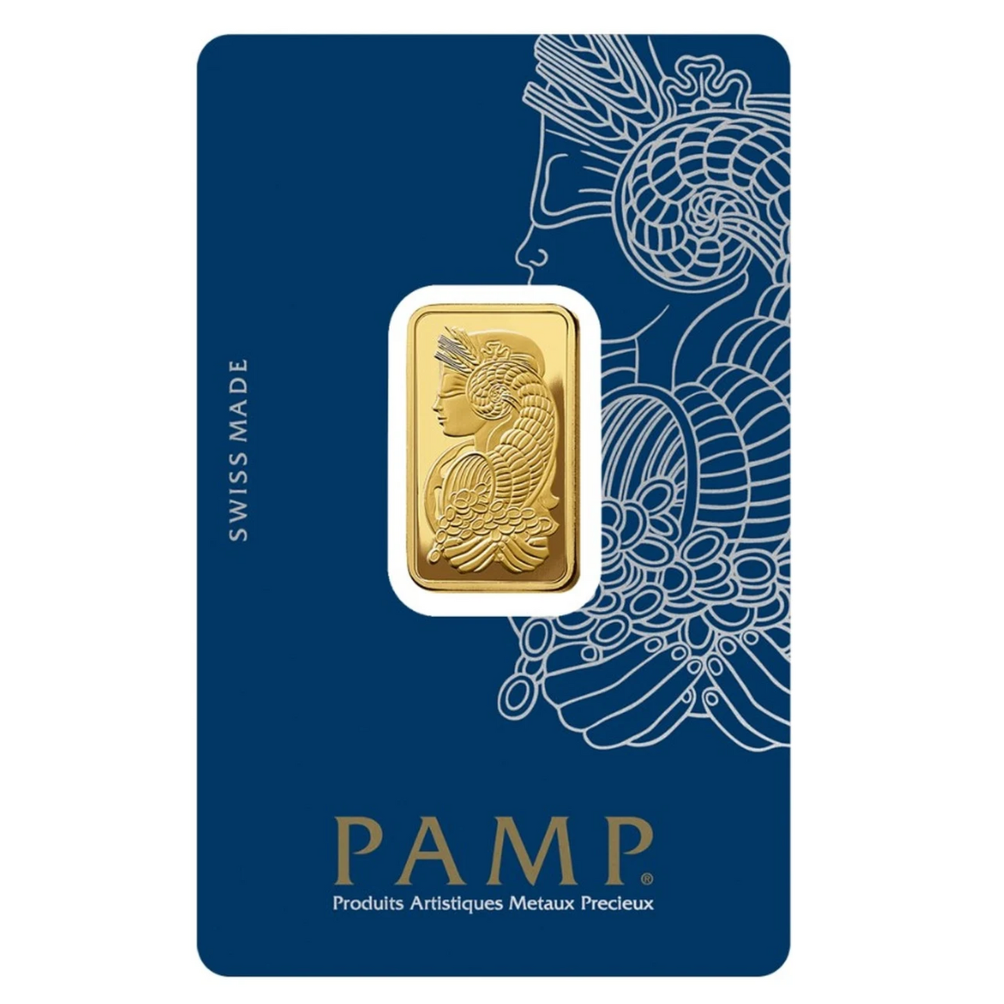 PAMP Lady Fortuna 10 Gram Fine Pure Gold Bullion Bar .999 Fine Gold For Gift / Investment