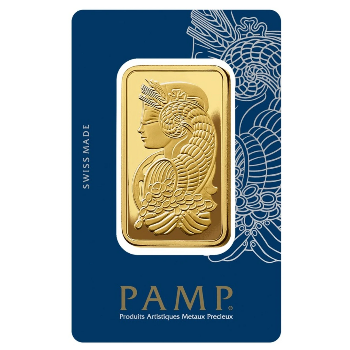 PAMP Lady Fortuna 100 Gram Fine Pure Gold Bullion Bar .999 Fine Gold For Gift / Investment