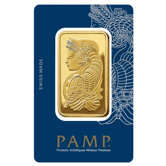 PAMP Lady Fortuna 100 Gram Fine Pure Gold Bullion Bar .999 Fine Gold For Gift / Investment