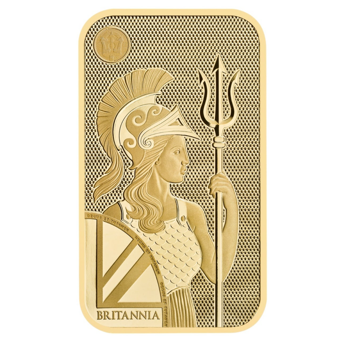 Britannia Minted 50 Gram Fine Pure Gold Bullion Bar .999 For Gift or Investment