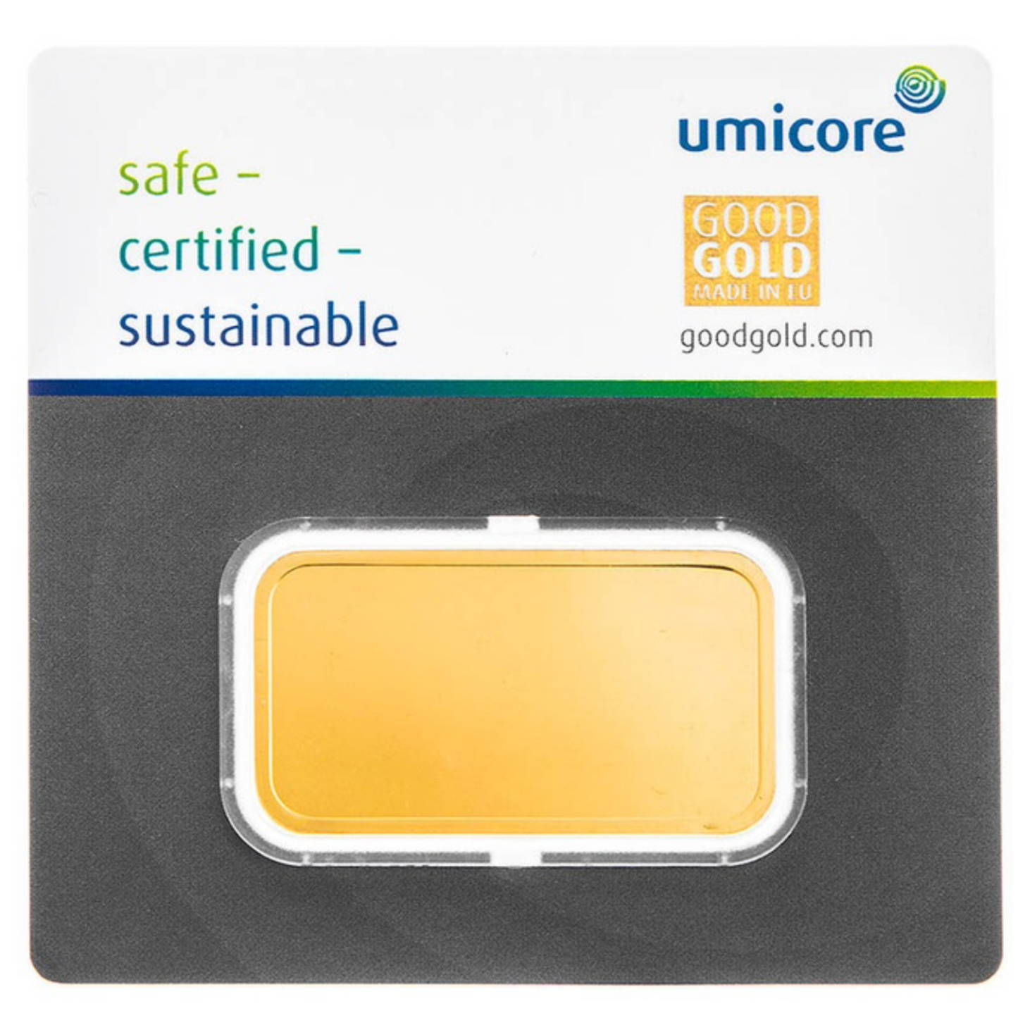 Umicore 50 Gram Fine Pure Gold Bullion Bar .999 For Gift or Investment